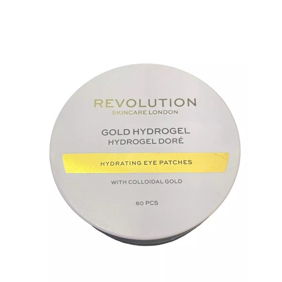 2 Pack Revolution Skincare London Gold Hydrogel Hydrating Eye Patches 60 Pcs NEW - Picture 2 of 6